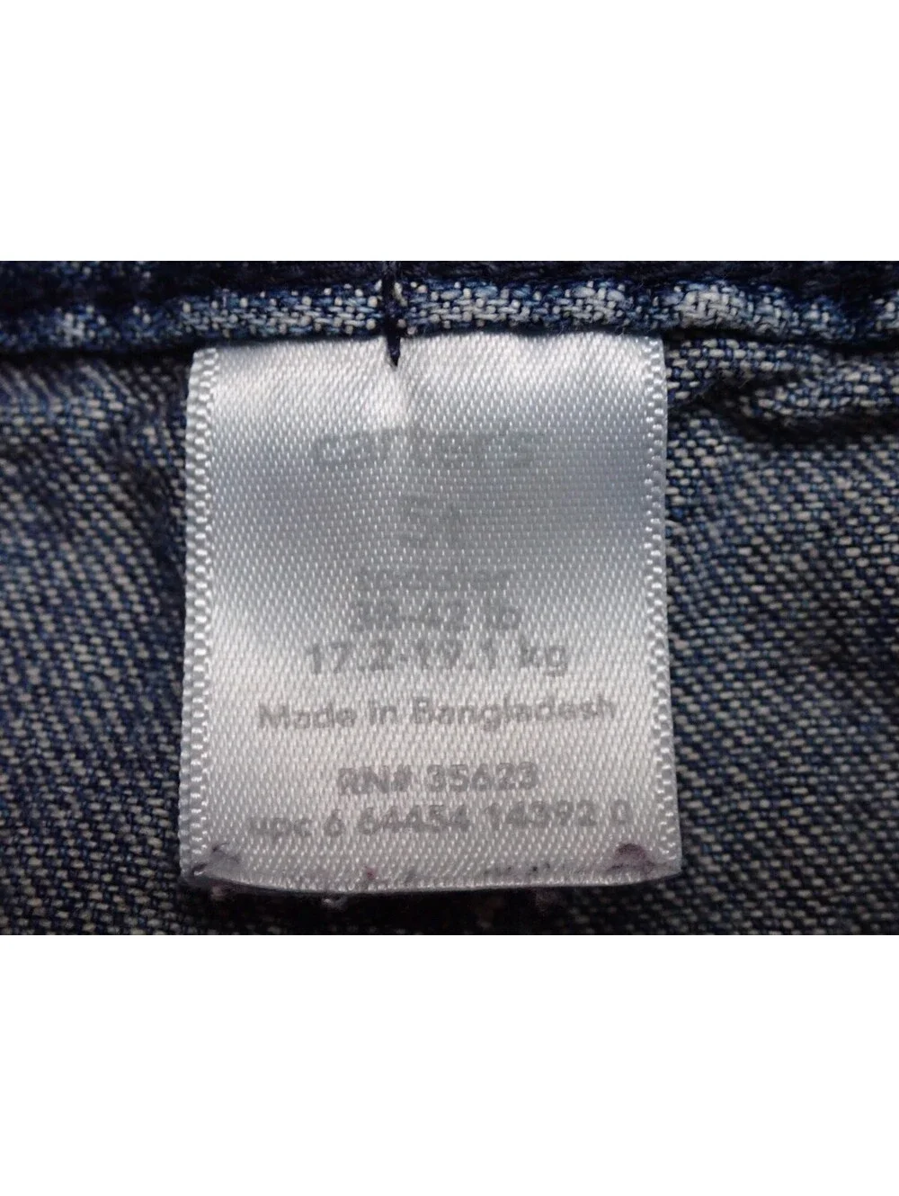 Kids Carters denim cargo shorts